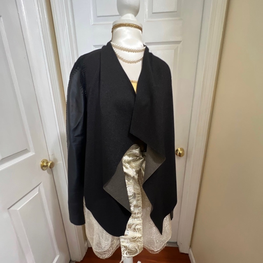 Stella & Jaime Jacket leather sleeves size M